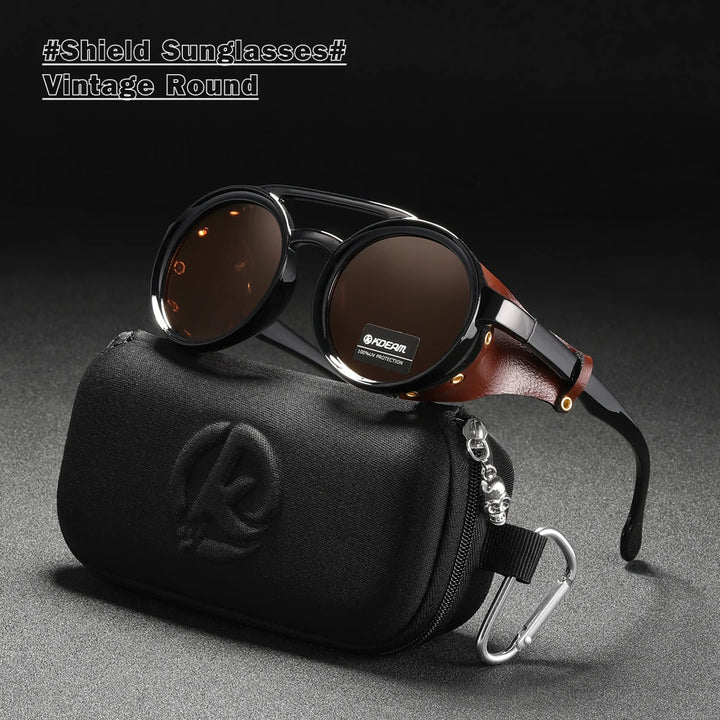 KDEAM KD179 Vintage Round Sunglasses