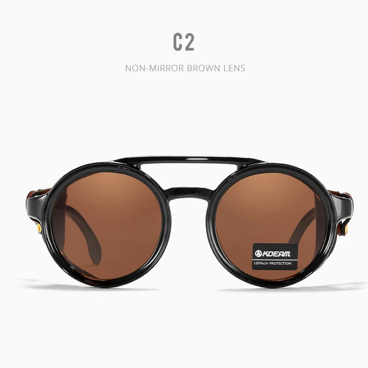 KDEAM KD179 Vintage Round Sunglasses