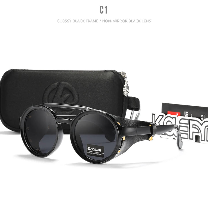KDEAM KD179 Vintage Round Sunglasses