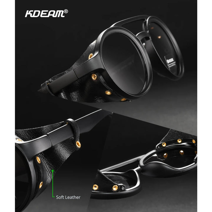 KDEAM KD179 Vintage Round Sunglasses