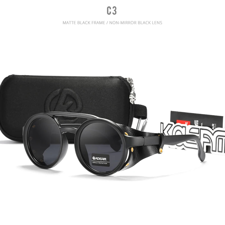 KDEAM KD179 Vintage Round Sunglasses