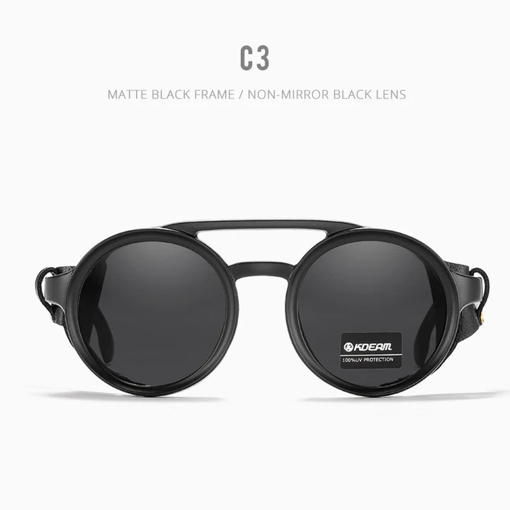 KDEAM KD179 Vintage Round Sunglasses