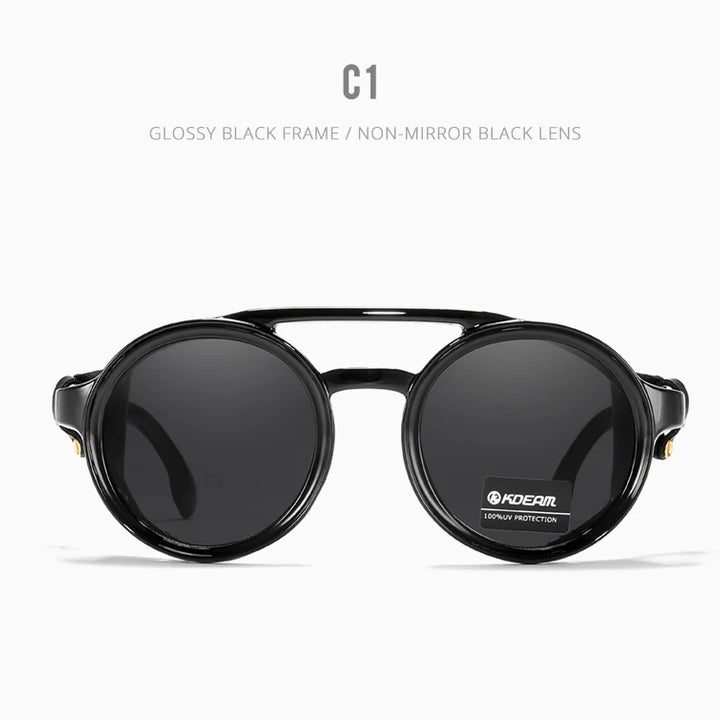 KDEAM KD179 Vintage Round Sunglasses