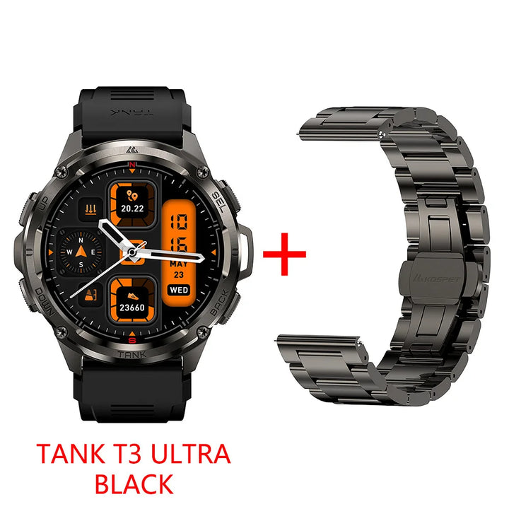KOSPET TANK T3 Ultra GPS Smartwatch – Built for the Extreme