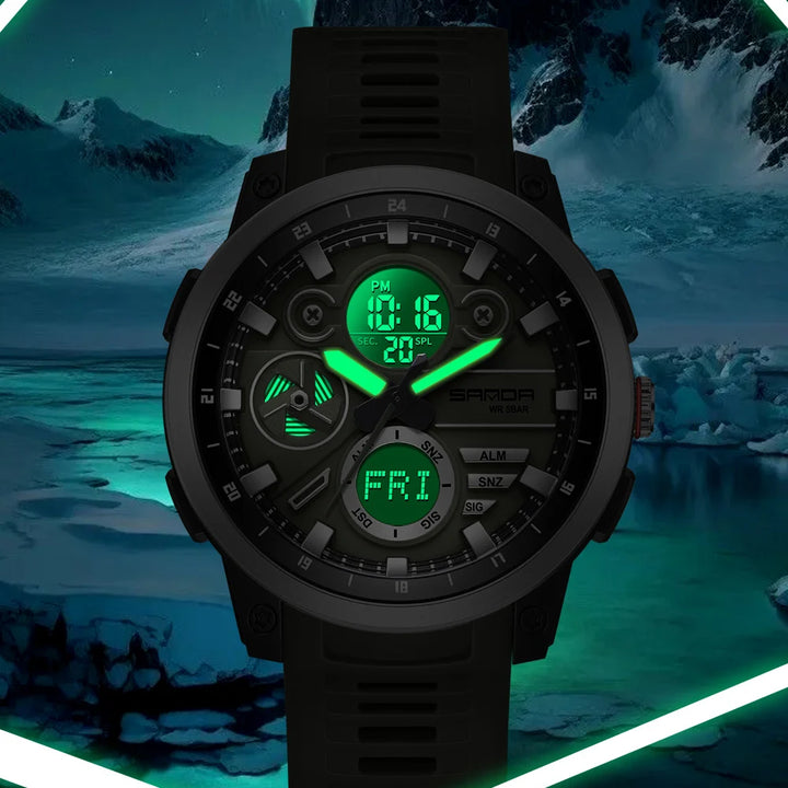 SANDA Men Sport Wristwatc
