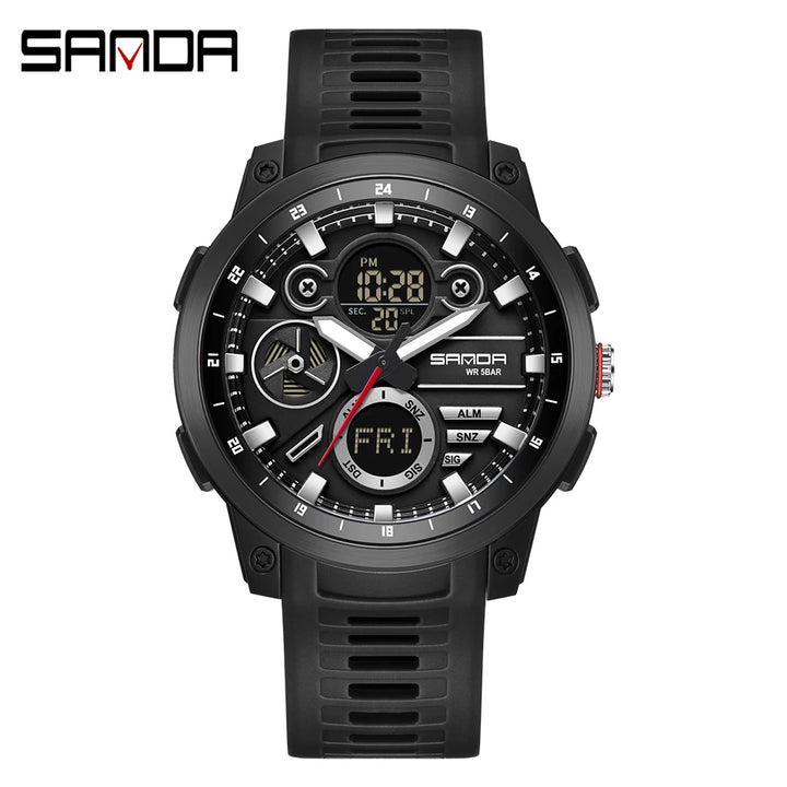 SANDA Men Sport Wristwatc