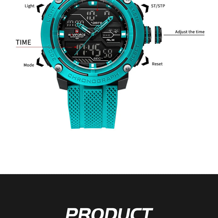 NAVIFORCE Men's Sports Watch