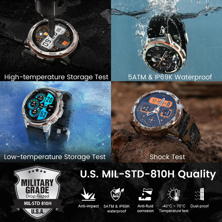 KOSPET TANK T3 Ultra GPS Smartwatch – Built for the Extreme