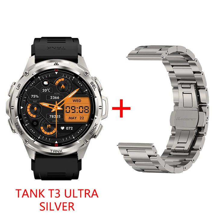 KOSPET TANK T3 Ultra GPS Smartwatch – Built for the Extreme