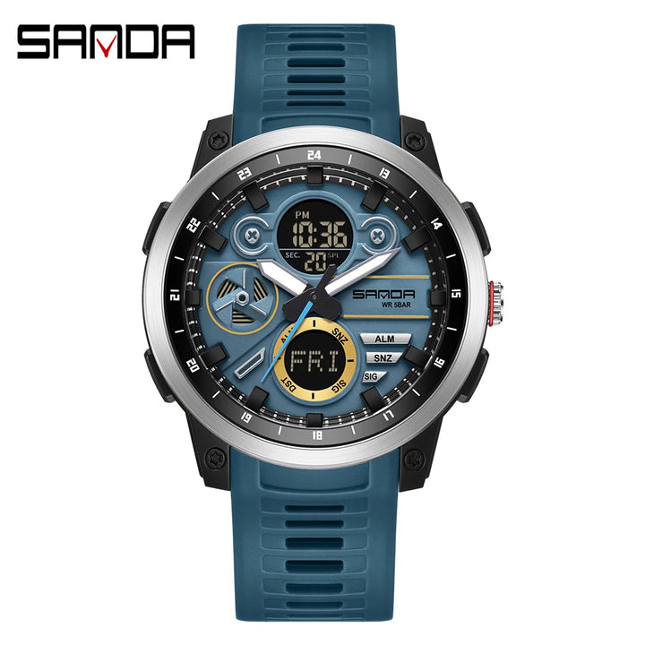SANDA Men Sport Wristwatc