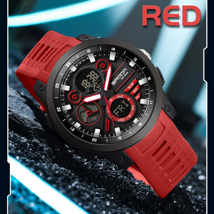 SANDA Men Sport Wristwatc