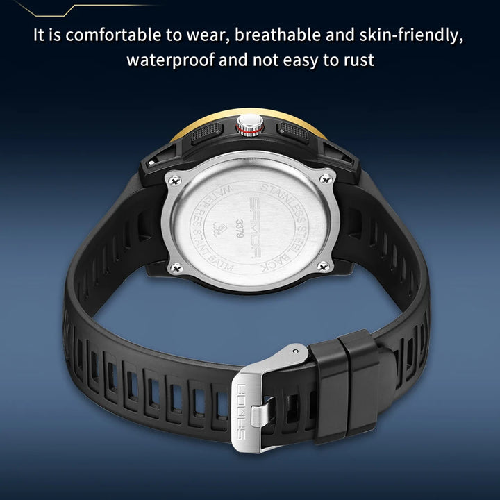 SANDA Men Sport Wristwatc