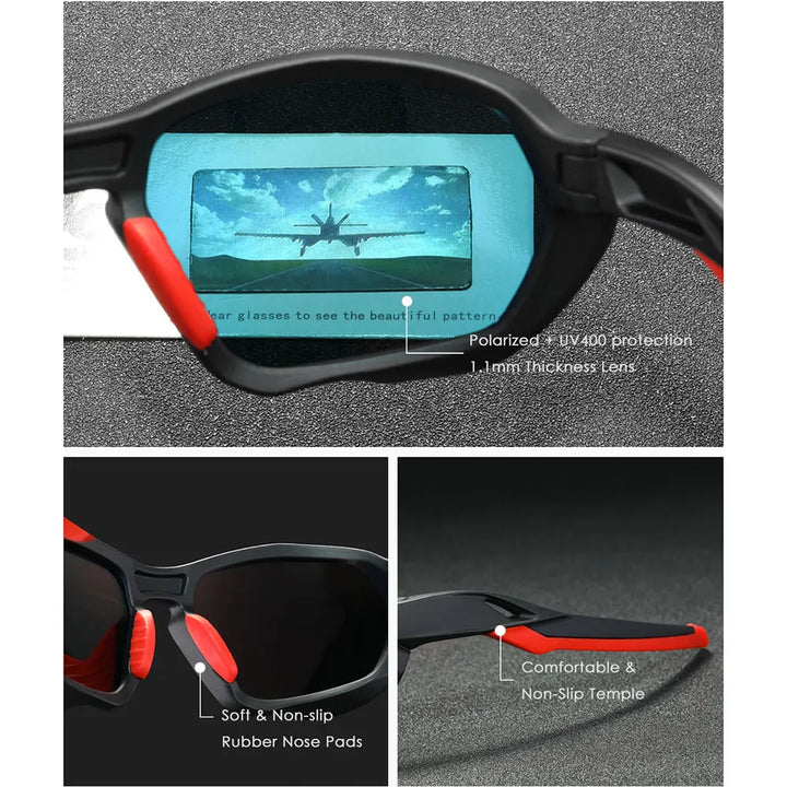 KDEAM Impeccable Matched Shape Men's Polarized Sunglasses