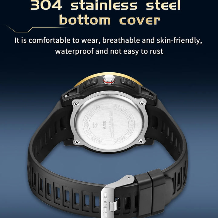 SANDA Men Sport Wristwatc