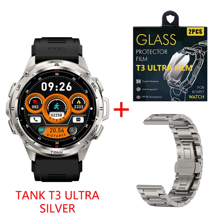 KOSPET TANK T3 Ultra GPS Smartwatch – Built for the Extreme