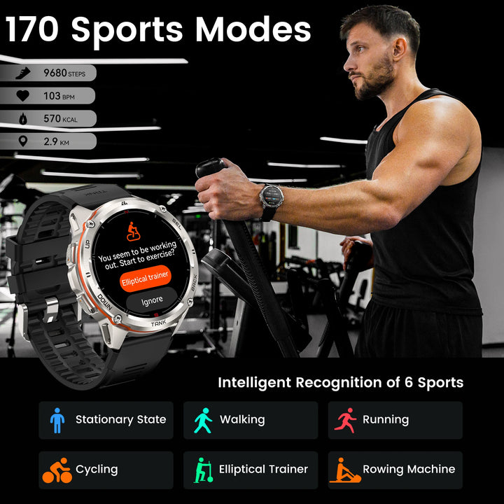 KOSPET TANK T3 Ultra GPS Smartwatch – Built for the Extreme
