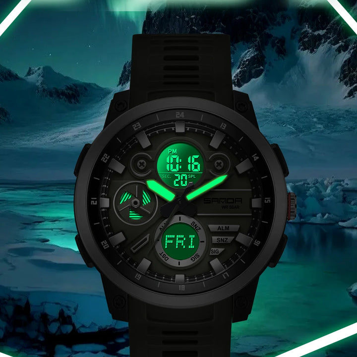 SANDA Men Sport Wristwatc