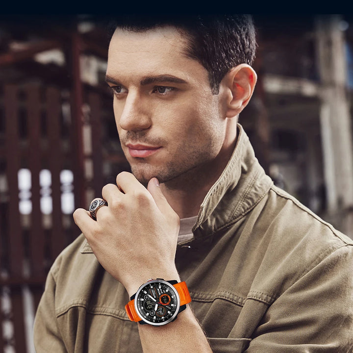 SANDA Men Sport Wristwatc