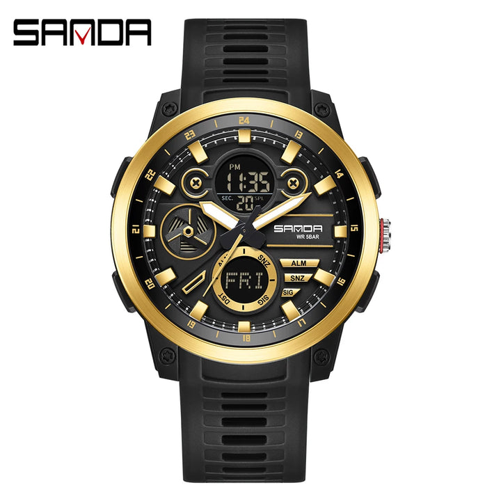SANDA Men Sport Wristwatc