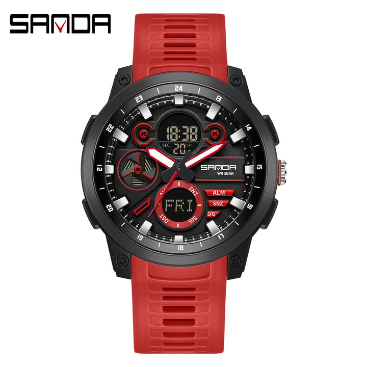 SANDA Men Sport Wristwatc