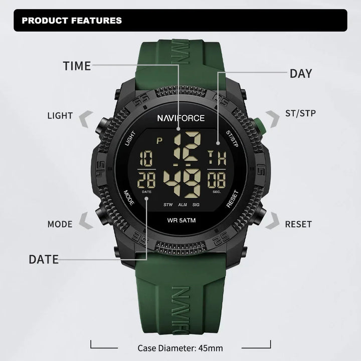 NAVIFORCE NF7104 Digital Sports Watch