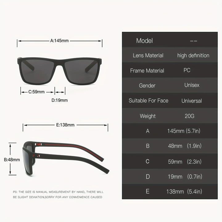 1/2PCS Sunglasses Men Polarized