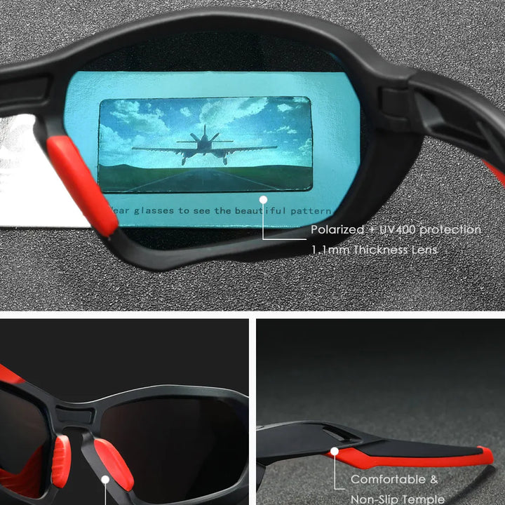 KDEAM Impeccable Matched Shape Men's Polarized Sunglasses