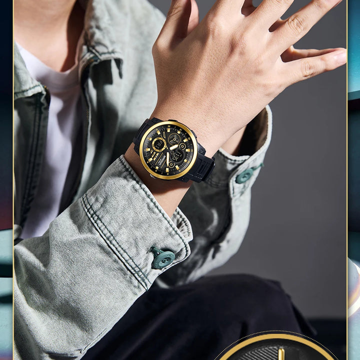 SANDA Men Sport Wristwatc