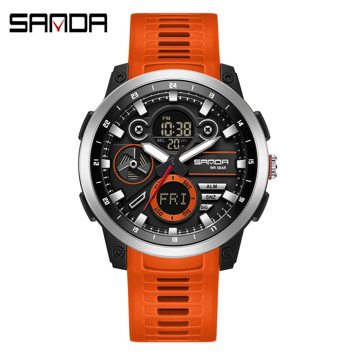 SANDA Men Sport Wristwatc