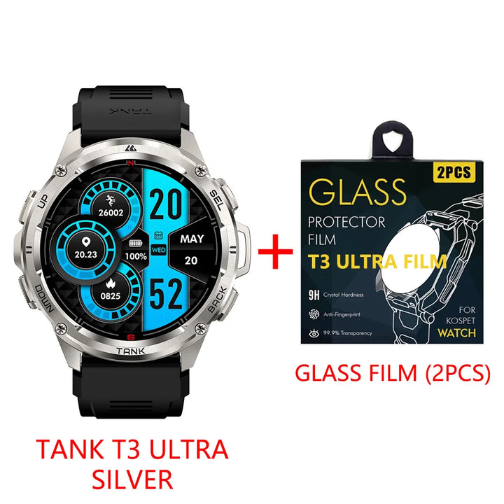 KOSPET TANK T3 Ultra GPS Smartwatch – Built for the Extreme